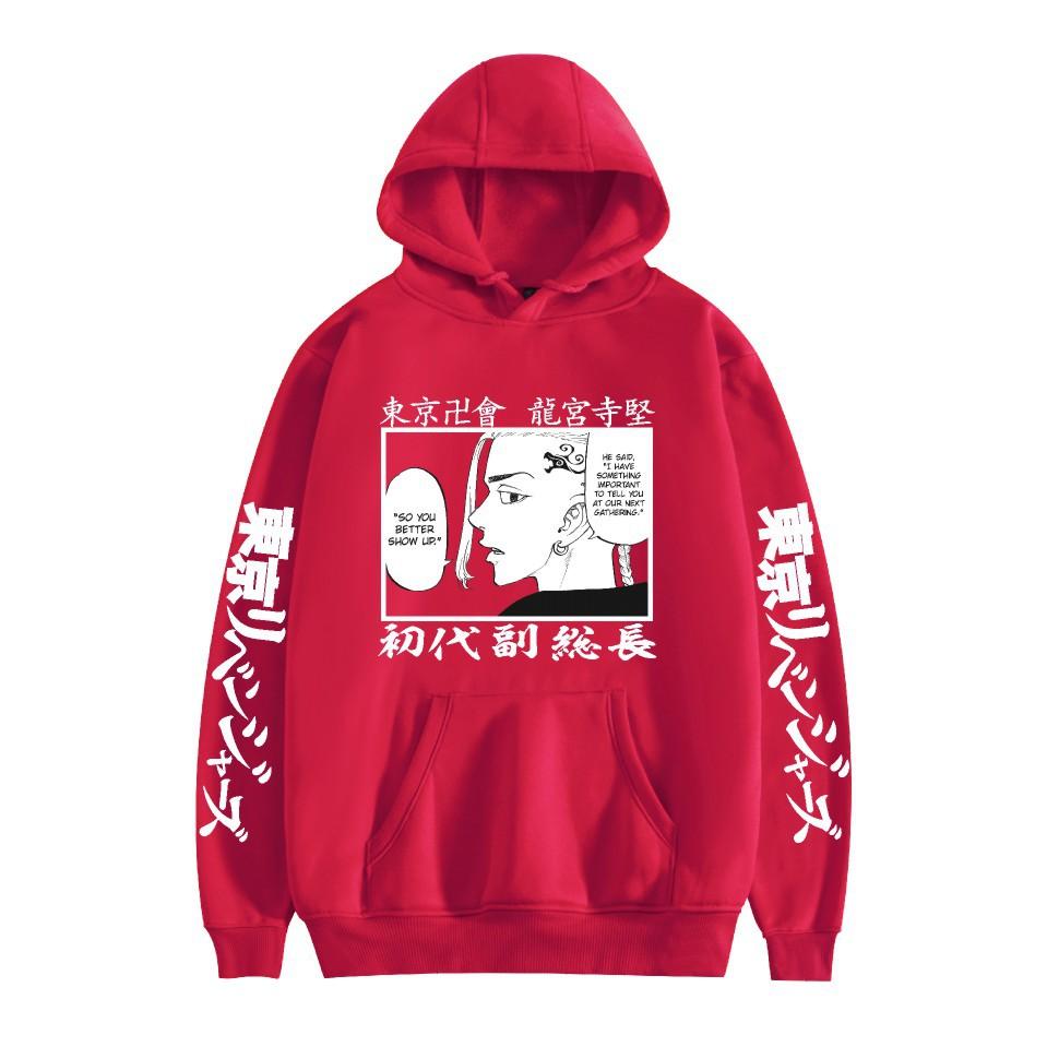 New Anime Print Fashion Casual Hooded Sweater