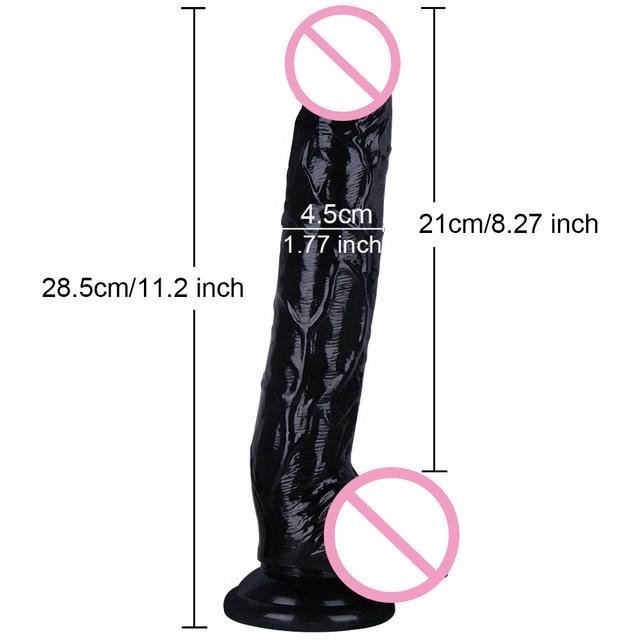 28 Cm Realistic Dildo Penis for Women Plug Anal Sex Toys Huge Fake Penis with Suction Cup Flexible G-spot Curved Shaft and Ball