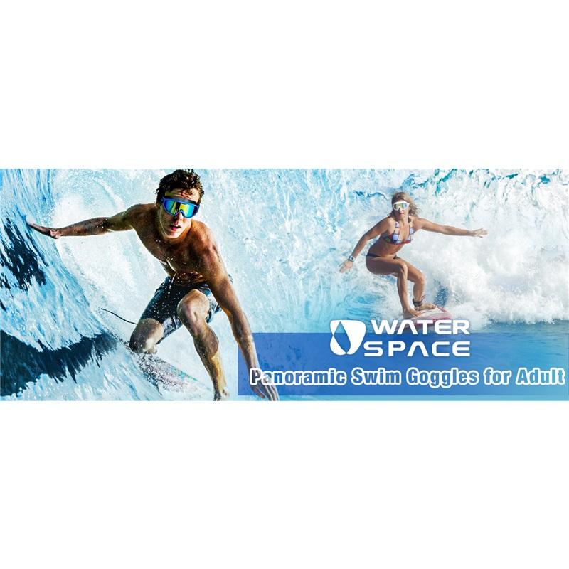 Große Schwimmbrille für Erwachsene, High-Definition, Anti-Beschlag, Galvanisiert, Schwimmbrille für Damen und Herren, Silikonbrille