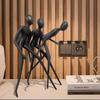 Figure Sculptures Modern Creative Figurines Interior Aesthetic Miniature Ornaments Luxury Table Accessories Home Decorations