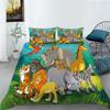 Cartoon Animal Series Bedding Three-Piece Polyester Dinosaur Digital Printing