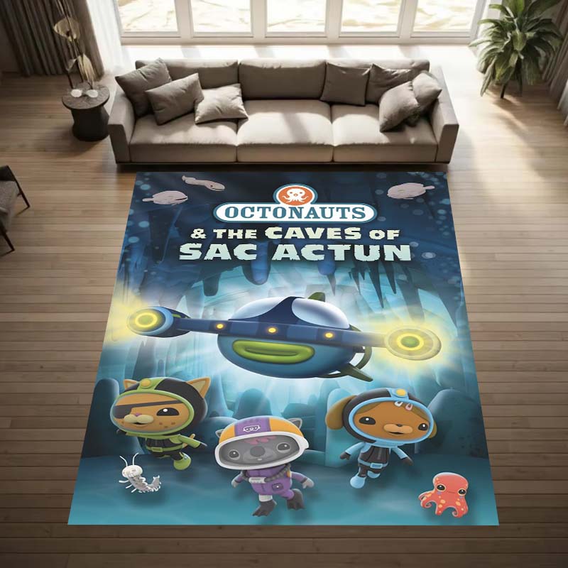 Octonauts Game Room Non-slip Mats Are Also Suitable for Men's Bedrooms, Living Rooms, Sofas, and Other Places, and Are Washable,