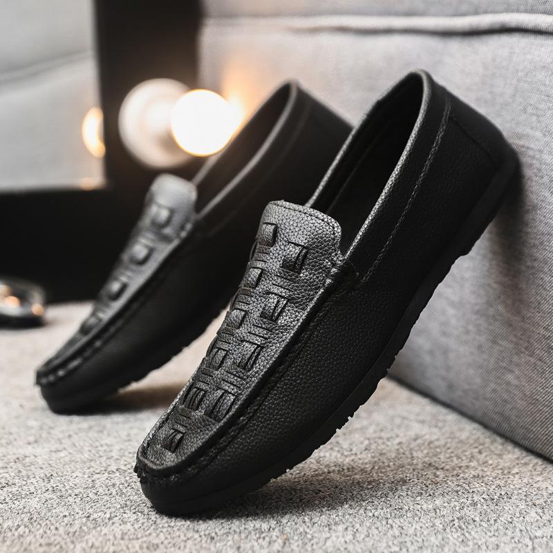 

Плоские мокасины с толстой подошвой, удобные, с круглой подошвой, с мягкой подошвой, с низким верхом, цветные, ленивые, туфли Doudou, туфли Single Shoes One Pedal 44