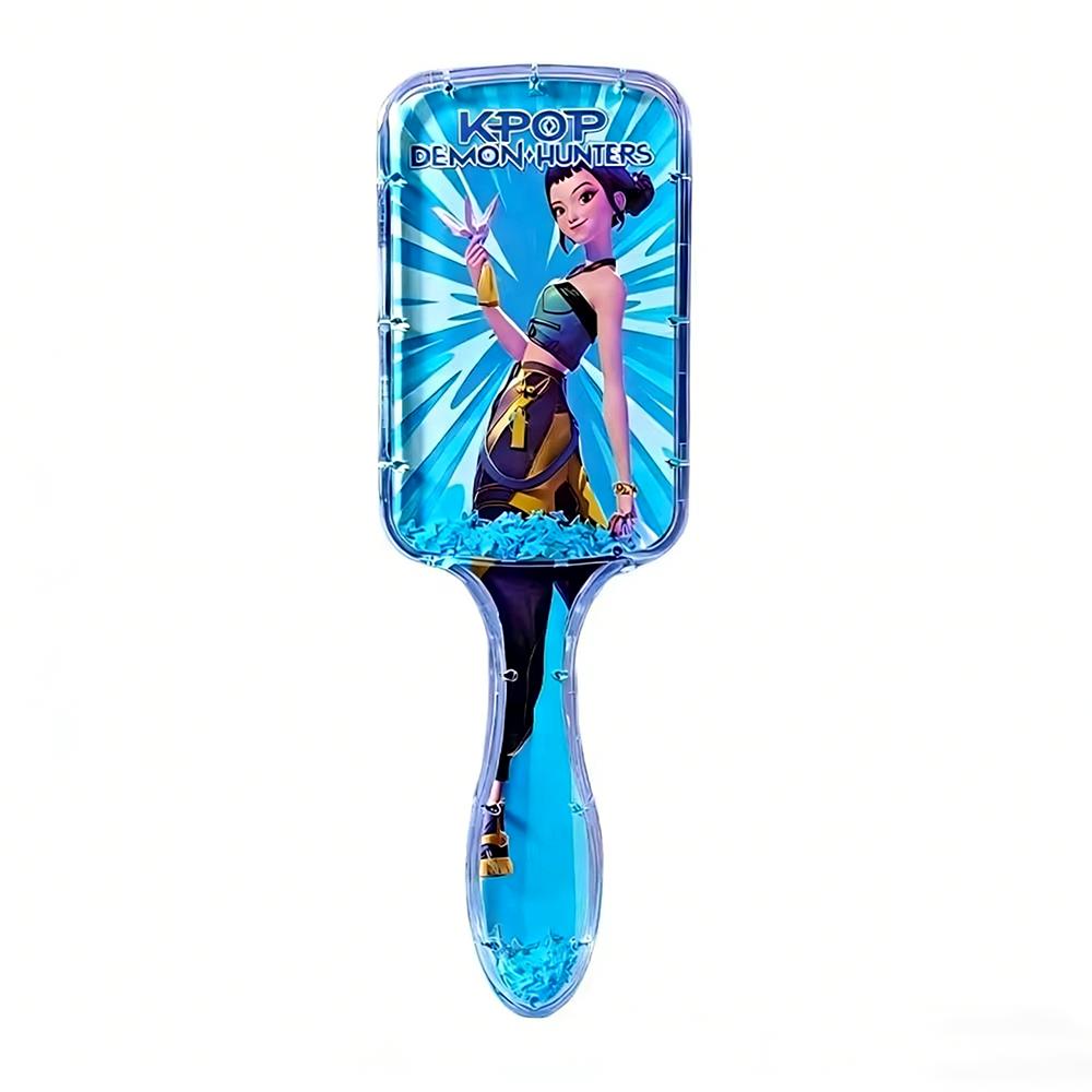 1/4PCS KPop Demon Hunters Comb Cartoon Rumi Mira Zoey Air Cushion Massage Comb Anime Peripheral Student Comb Girls Gifts