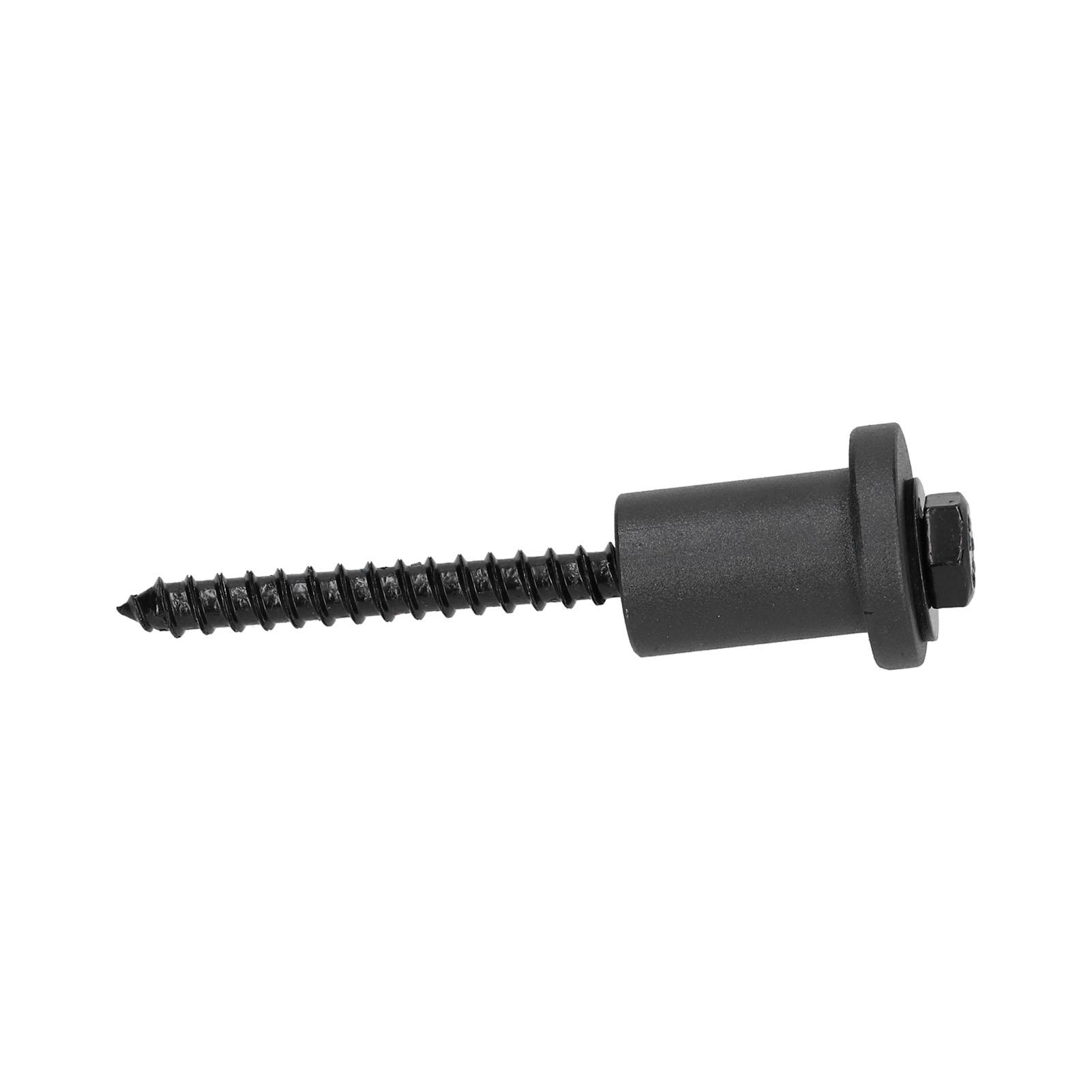 Kit d'entretoises pour rail de porte de grange Accessoires de quincaillerie pour porte coulissante en acier au carbone avec joints pour une installation facile sur les portes de grange