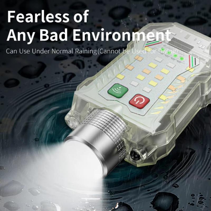 COB Hat Clip Headlight Type-C Rechargable Portable Flashlight Motion Sensor Multifunctional Headlight for Night Riding Fishing