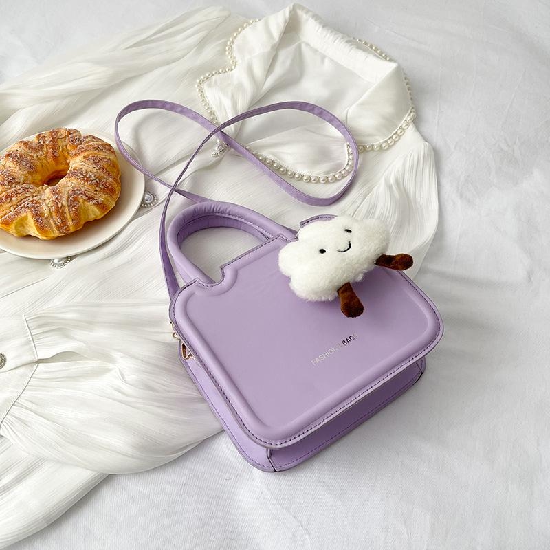 Retro Portable Biscuit Bag Small Bag Women's Spring and Summer New Trendy Fashion One Shoulder Crossbody Small Square Bag