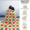 1pc Heart Pattern Blanket Warm, Cozy, And Soft, Suitable for Sofas, Beds, Cars, And Office Use.Perfect for Camping And Travel, Making It a Great Gift