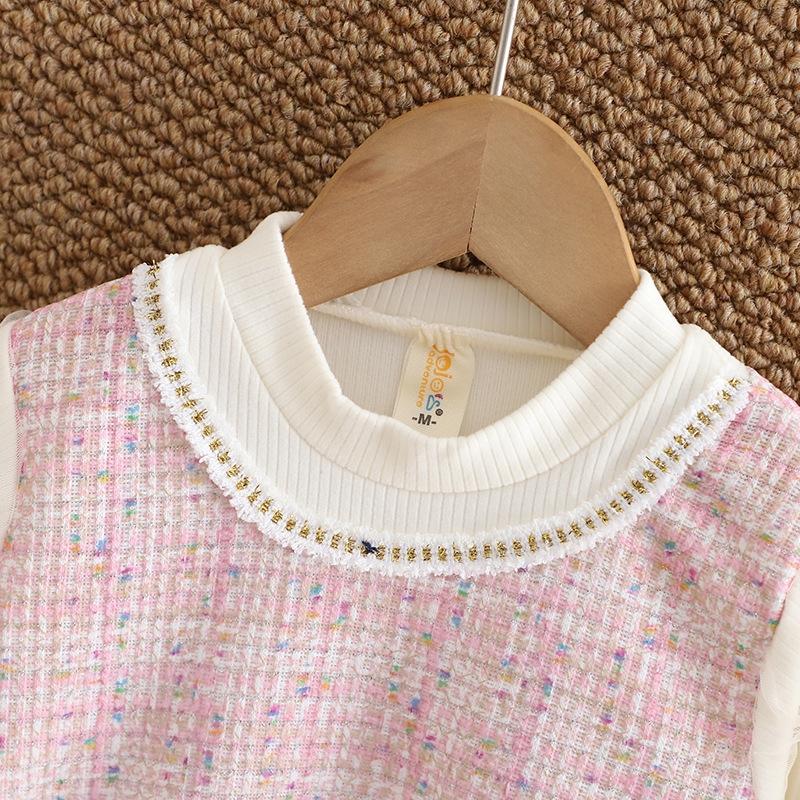 Sukienka dla dziewczynki Dziecięca Słodka Koronkowa Suknia Dzieci Wiosna Elegancka Impreza Księżniczka Codzienne Ubrania Niemowlę Moda Sukienka