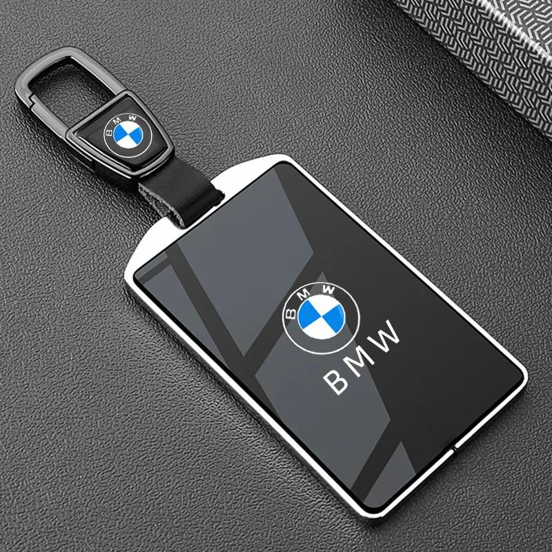 Metal NFC Car Card Key Cover Fob Case Shell for BMW 1 3 New 5 7 8 Series X1 X3 X5 X6 X7 F30 G20 F34 F31 G30 G01 F15 I3 M4 535le LVAXC1