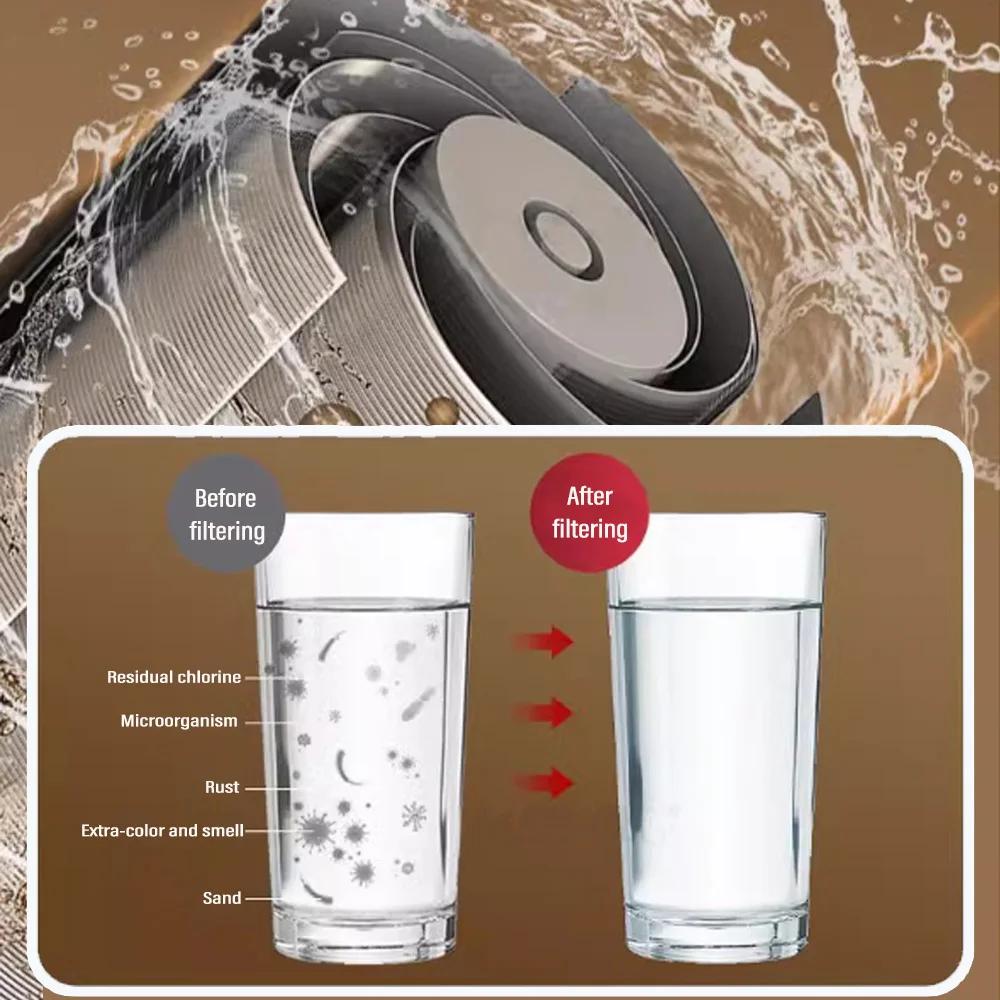 Universal 360° Rotate Kitchen Faucet Extender Filtrated Water Quality Faucet Anti-Splash Kitchen Washbasin Bubbler Nozzle