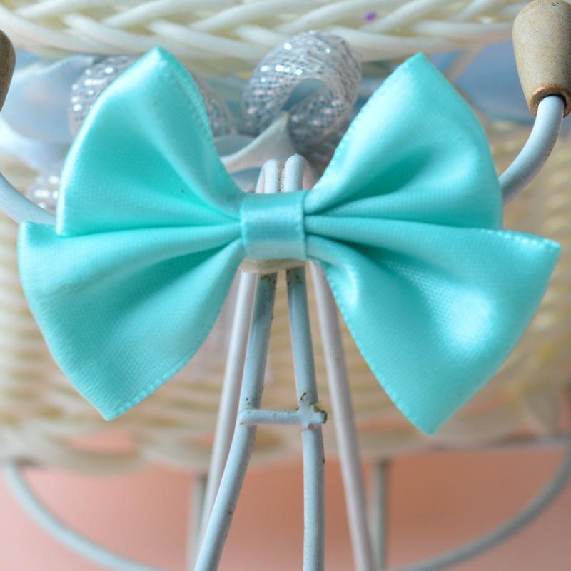 DIY Glücklich Süßigkeitenbox Verpackungsbox Zubehör Polyesterband Schleife Band Handgefertigte Schleifen Zubehör Doppelschleife