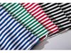 Japanese Style Striped Embroidered Unisex Long-Sleeve Top