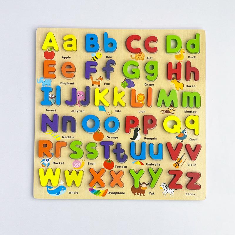 Children’s Bilingual Arabic-Russian Educational Wooden Board: Numbers & Letters Toy