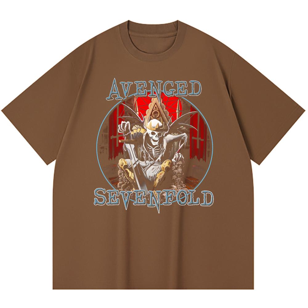 230 Gsm 100% Cotton Heavy Metal T-Shirt Rock Band Popular Music Print Unisex Heavy Cotton T Shirt