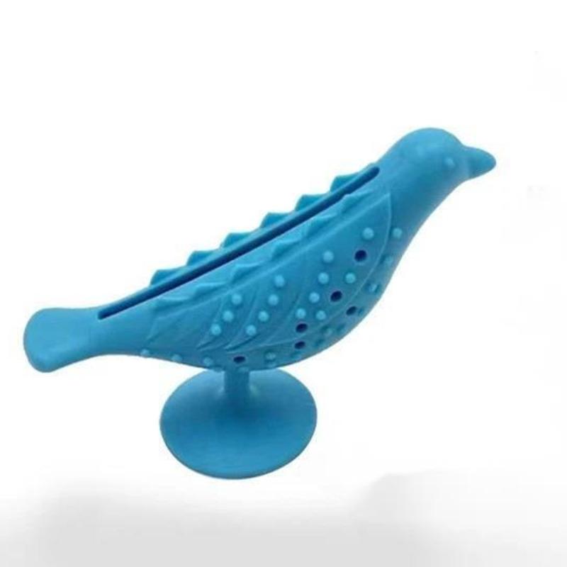 Silicone Cat Chew Teether Slow Feeder Suction Toy With Catnip Silvervine Dental Puzzle For Kittens And Cats Home Gift Cozy Play