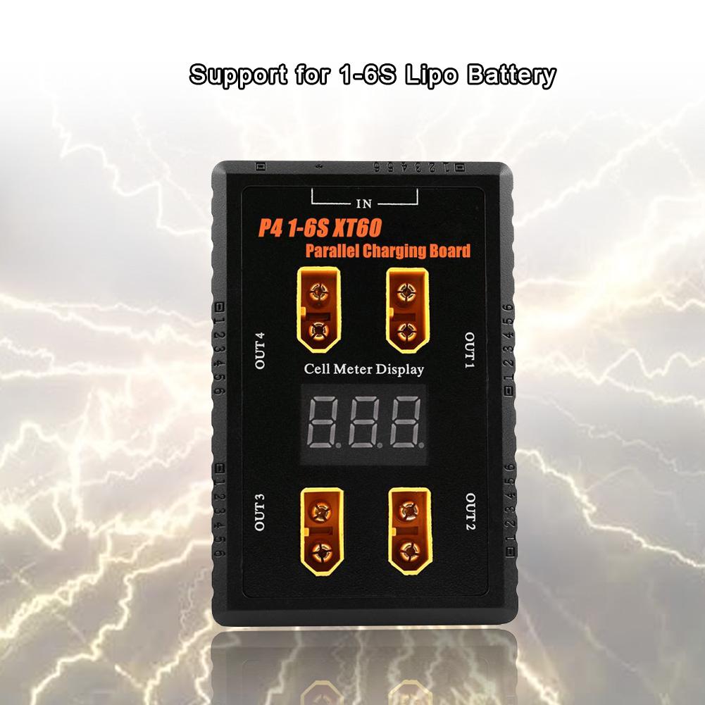 16S LiPo Battery Parallel Balanced Charging Board Plate 40A Input XT60 Plug