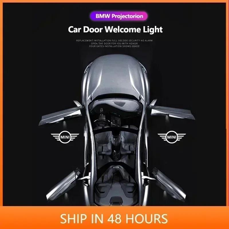For mini DF01/HD Led Welcome Light Car Door Projector Lamp Decoration For BMW MINI Cooper S Works JCW R55 R56 R50 R53 R60 R61 F54 F55 F56 F60