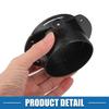 A ABSOPRO Universal Car Air Duct Connector Straight Air Heater Duct Joiner Connector Pipe 75mm Outer Diameter Black