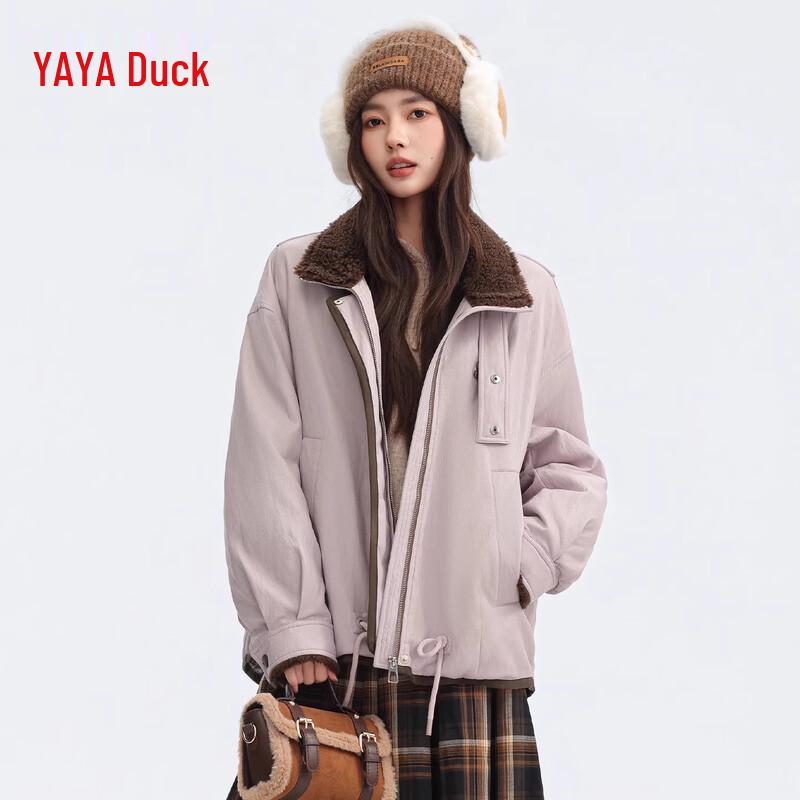 Yaya Women's Lightweight Stand-up Collar Duck Down Jacket