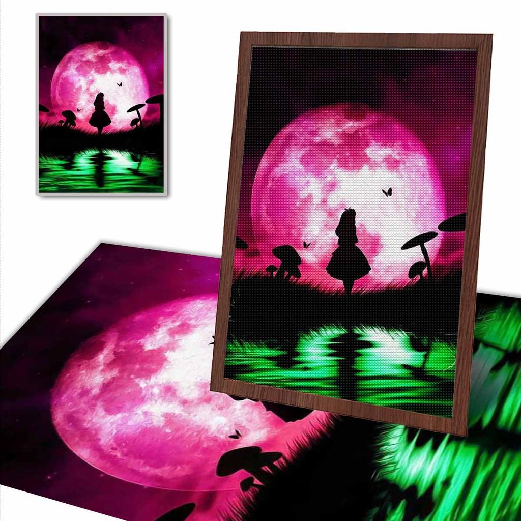Full Round Diamond Painting Lovely Princess Princess Art Rhinestone Picture Mosaic DIY 5D Cross Stitch Embroidery Home Decoration