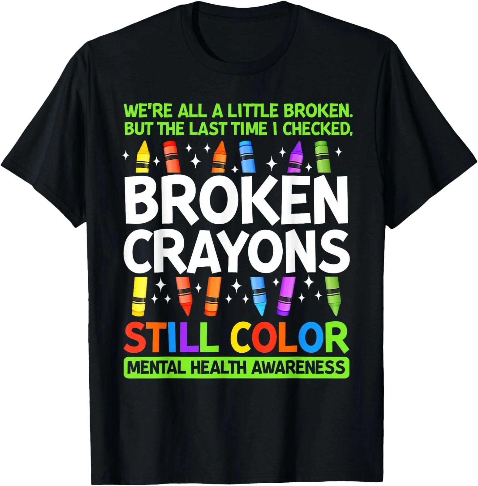 Mental Health Awareness Green Ribbon in May We Wear Green T-Shirt 2XL