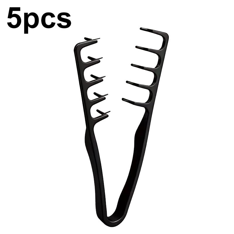 1/2/5Pcs Volumizing Wide-Tooth Hair Styling Comb Curling Tools Fluffy Texture For Men Ideal For All Hair Types Hairstyling Tools