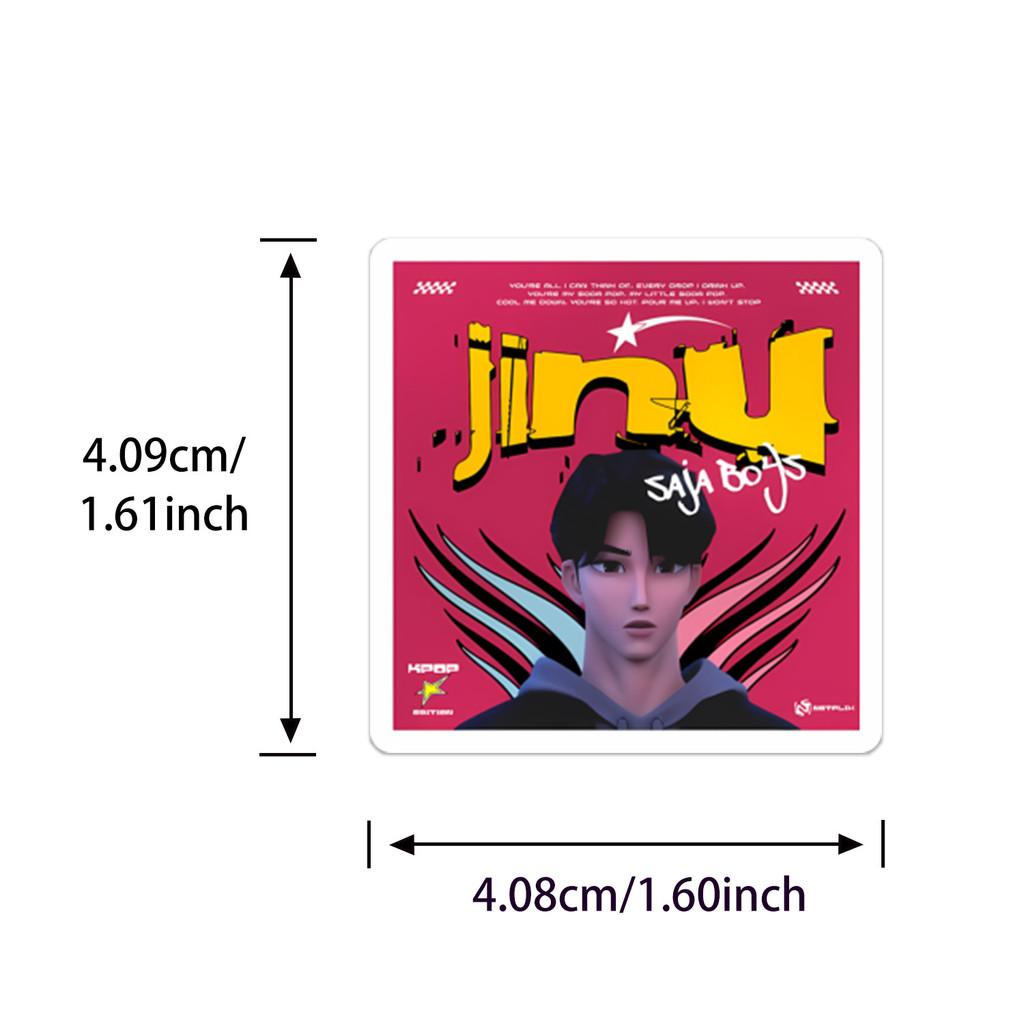 65-Piece K-PoP Witch Hunter Group Cartoon Waterproof Decals - Self-Adhesive Decor Stickers for Phones, Notebooks & Water Bottles