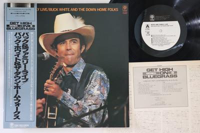 LP Record BUCK WHITE & THE DOWN HOME FOLKS - Buck And Family Live PA6349PROMO TRIO 1979 Japan Obi Country Used