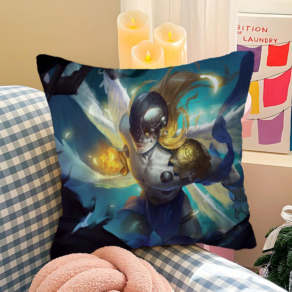 Anime Digimon Office Cushion Pillowcase Car Cushion Cover45X45CM Lumbar Pillowcase Sofa Pillowcover