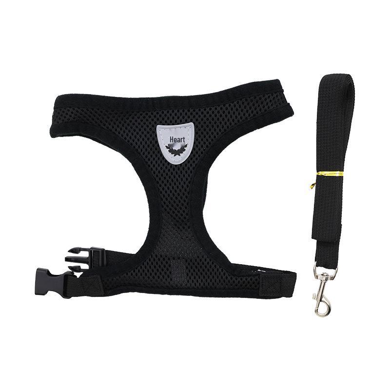 

Уличная шлейка жилетного типа для выгула собак и комплект поводка Medium