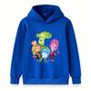 Kids Boys Girls Hooded Sweatshirt, Cute The Screaming Cartoon Print Casual Pullover Hoodie for Children Daily Wear