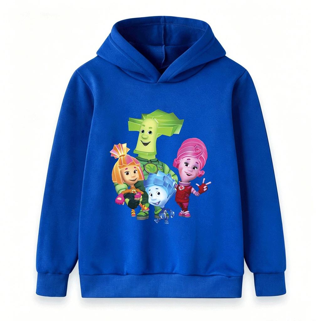 Kids Boys Girls Hooded Sweatshirt, Cute The Screaming Cartoon Print Casual Pullover Hoodie for Children Daily Wear