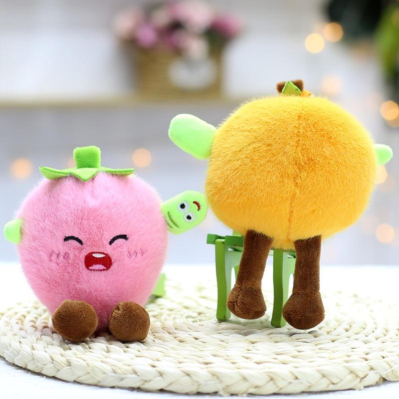 Niedlich Niedlich Früchte Können Verwendet Werden Um Erdbeeranhänger Plüschtier Puppe Apfel Avocado Tasche Hängender Schlüsselanhänger