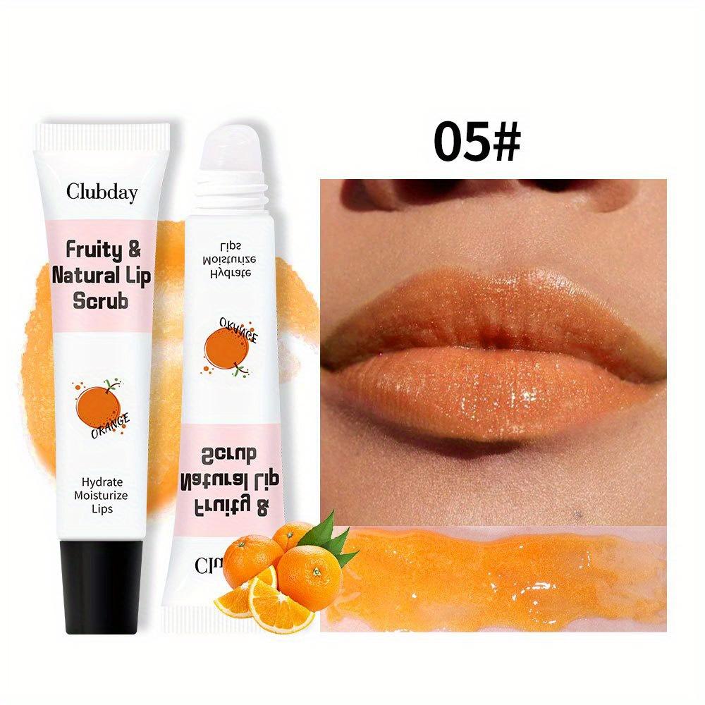 

6 цветов фруктовый вкус скраб для губ отшелушивающий крем для губ мини-скраб осветляет линии губ увлажняющий уход бальзам для губ блеск для губ 05#