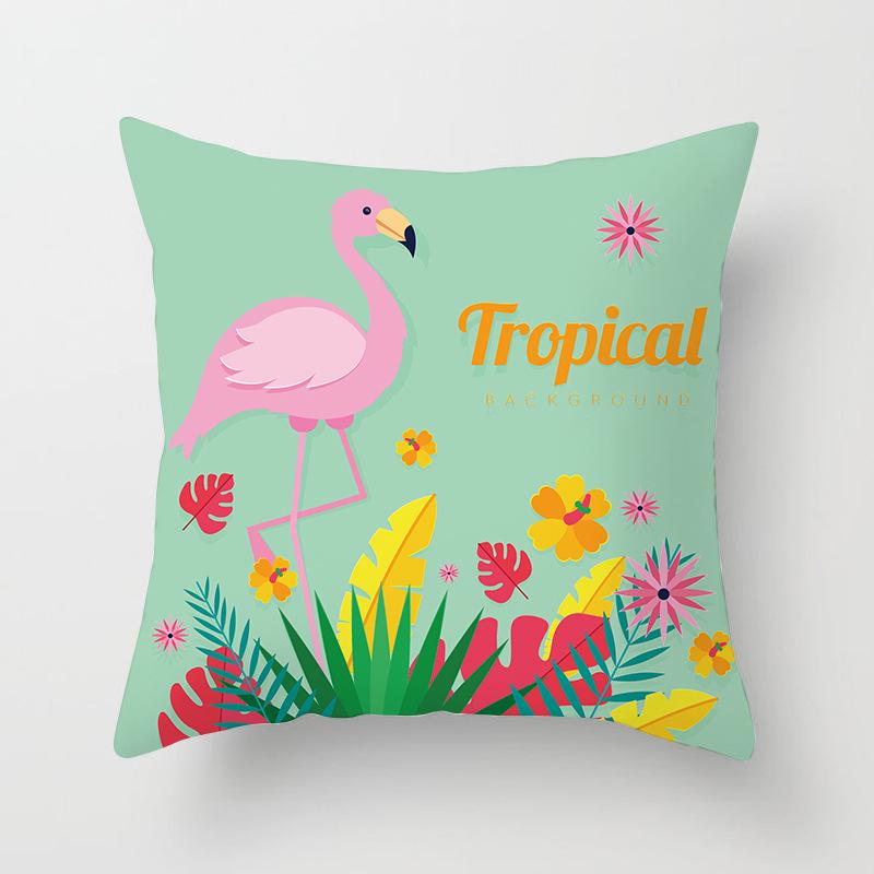 Ins Home Cartoon Plant Digital Printing Car Pillow Cushion