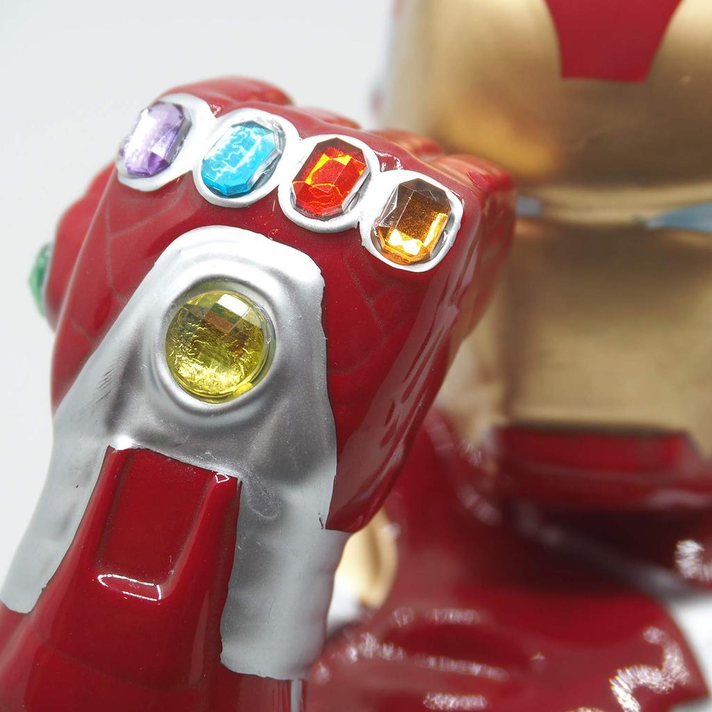 sun art MARVEL Spardose Infinity Stein Rot 14cm SAN3232 "Iron Man"