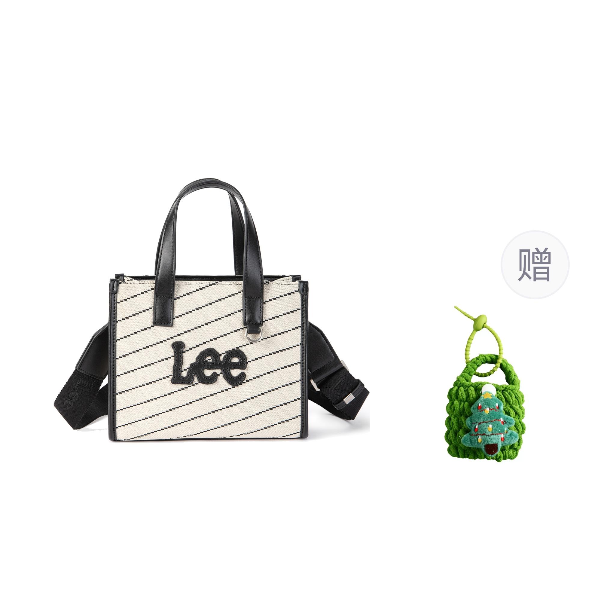

New Lee Fabric Tote Bag, Shoulder Bag, Crossbody Bag, Handbag Regular Women s Ecru LE240074M-903 23.1*8.9*19.1CM