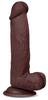 Realistic Dildo Slidy Cock 15 X 4cm Brown - LIKETRUE - Realistic Dildos