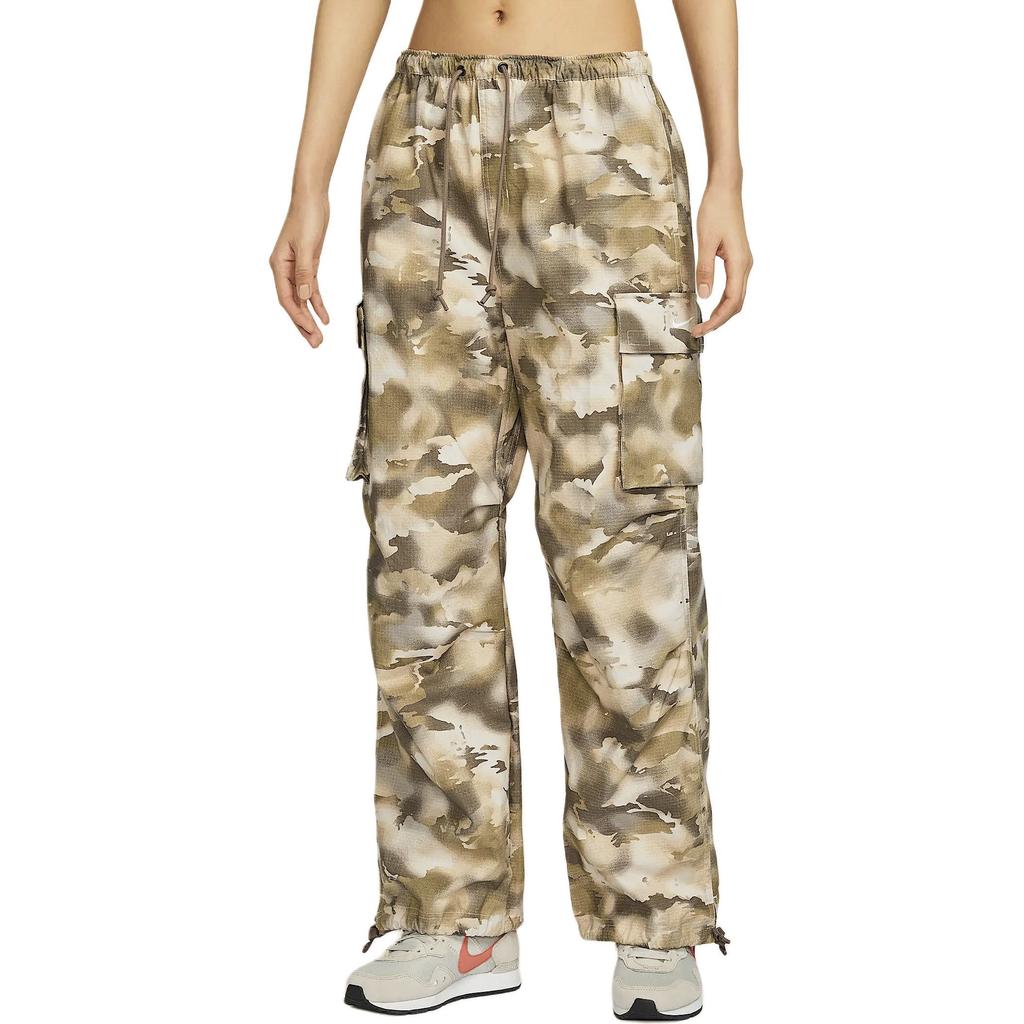 New Nike Sportswear Cargo Pants Women's Light Natural Woody Brown/Sail Color HM9017-104