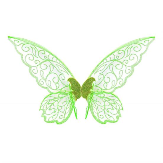 Fairy Wing for Kids Adults Butterfly Fairy Halloween Costume Glitter Angel Wings Elf Cosplay Accessory for Girls Women