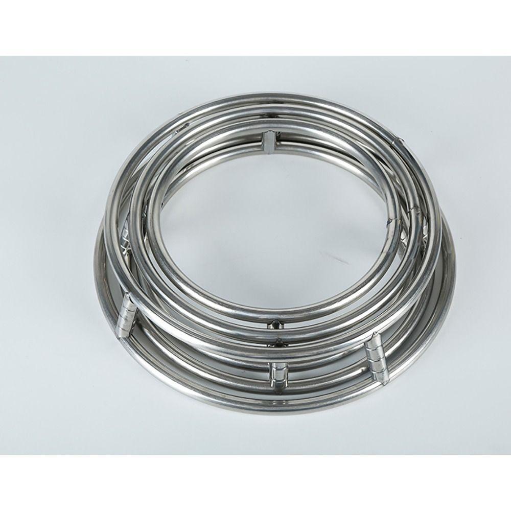 1 ks Nerezový stojan na wok Kuchyňské potřeby Kroužek na nádobí Odolná podložka pod hrnec