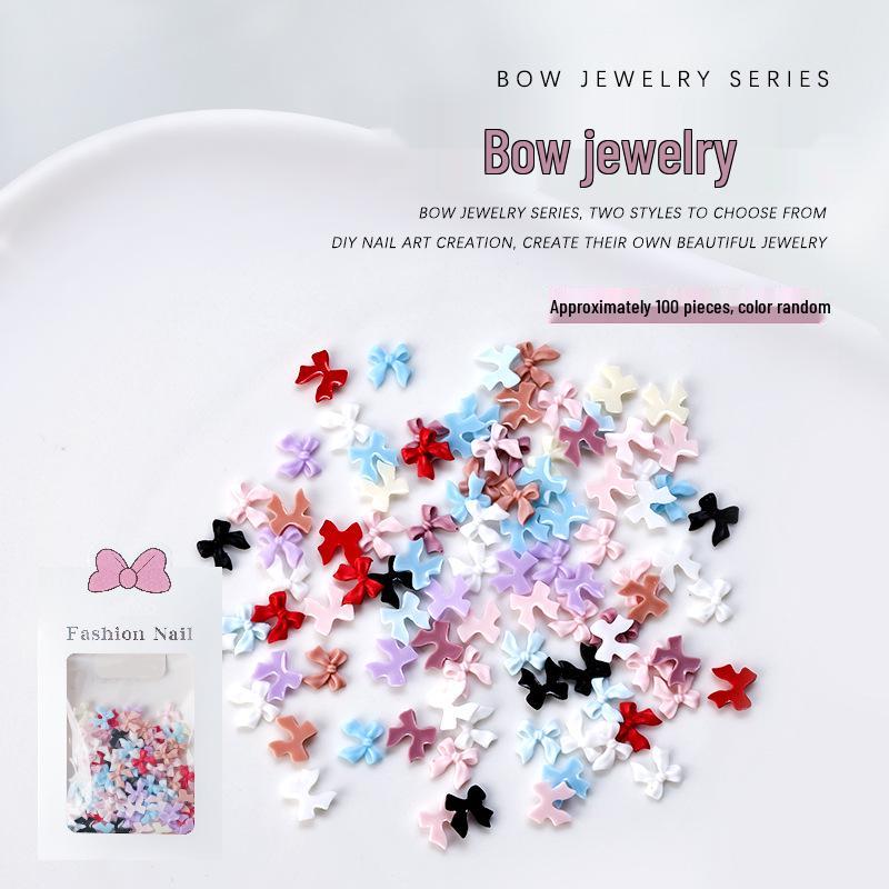 

3D Resin Jelly Bowknot Nail Art Ribbon Decoration