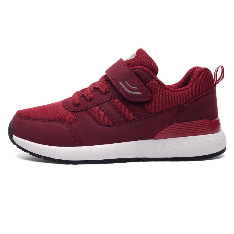 Autumn Winter Single Shoes Sports Walking Shoes Non-slip Soft Sole Medium Mother Shoes Foot Strength