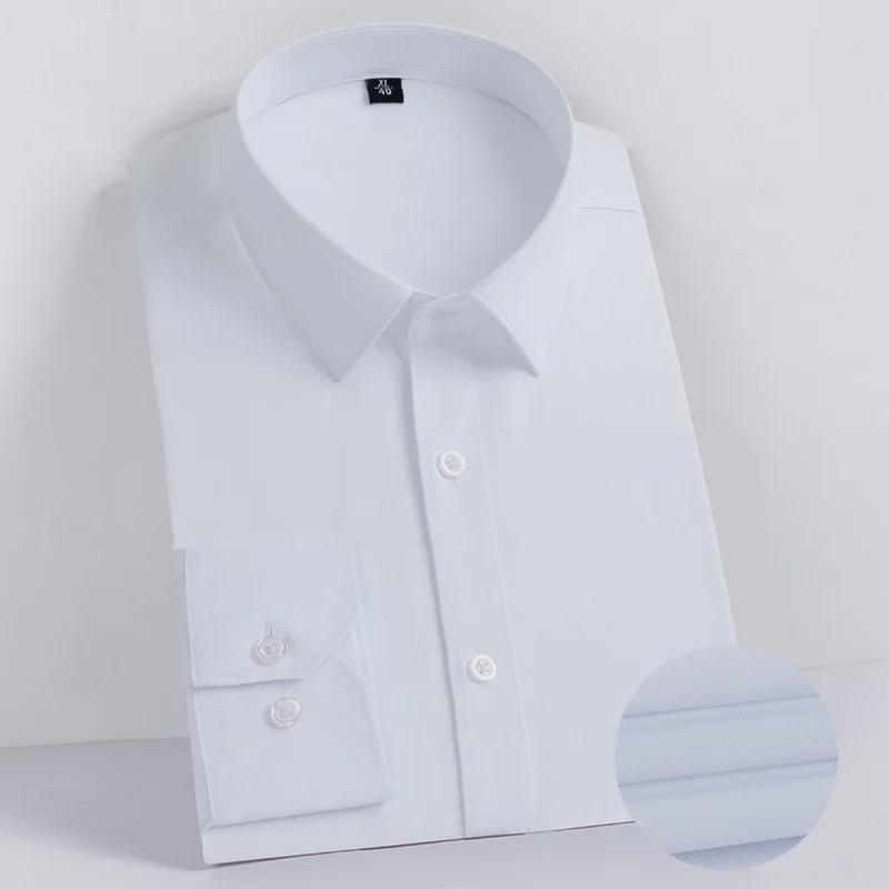 Cămașă business cu mânecă lungă, slim, fără călcare, Dongyu pentru bărbați