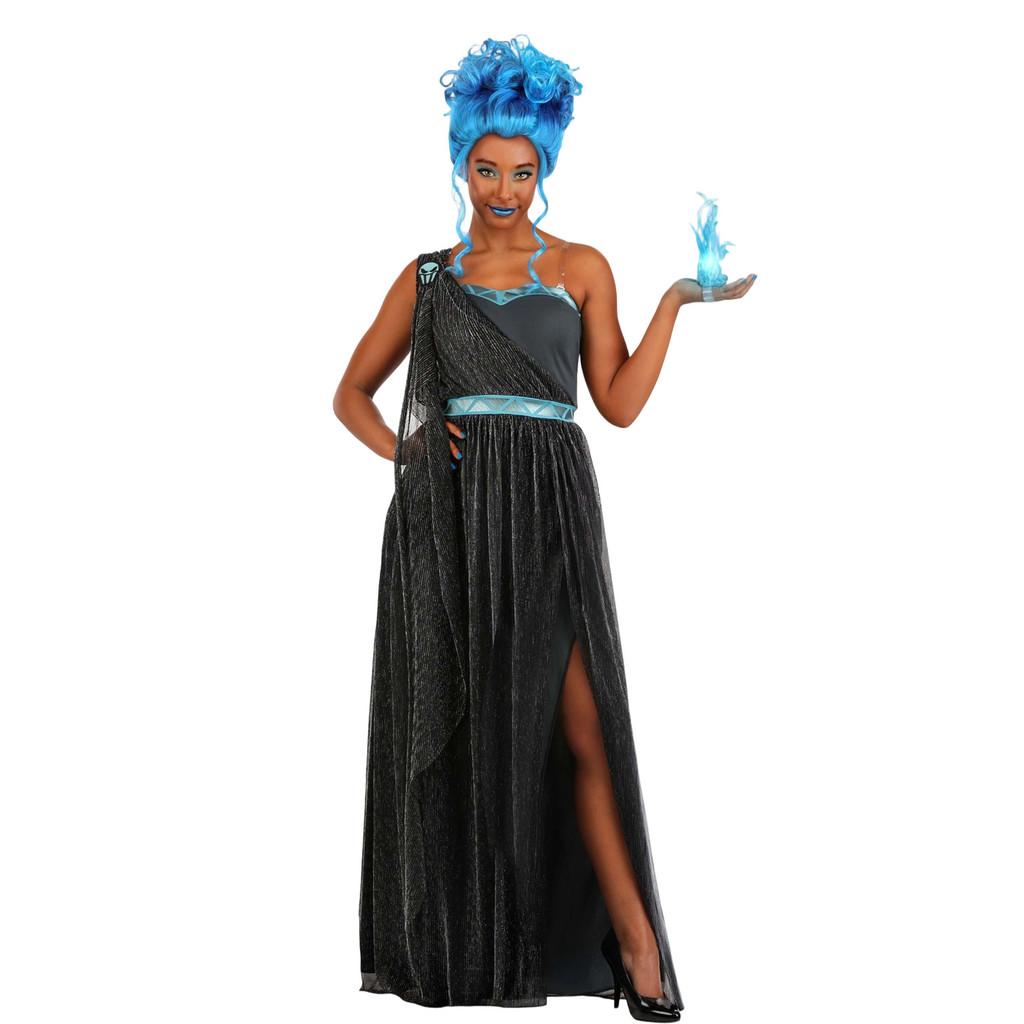 Hades Cosplay Dress For Women With Polyester Fabric For Ethnic Dance Performances