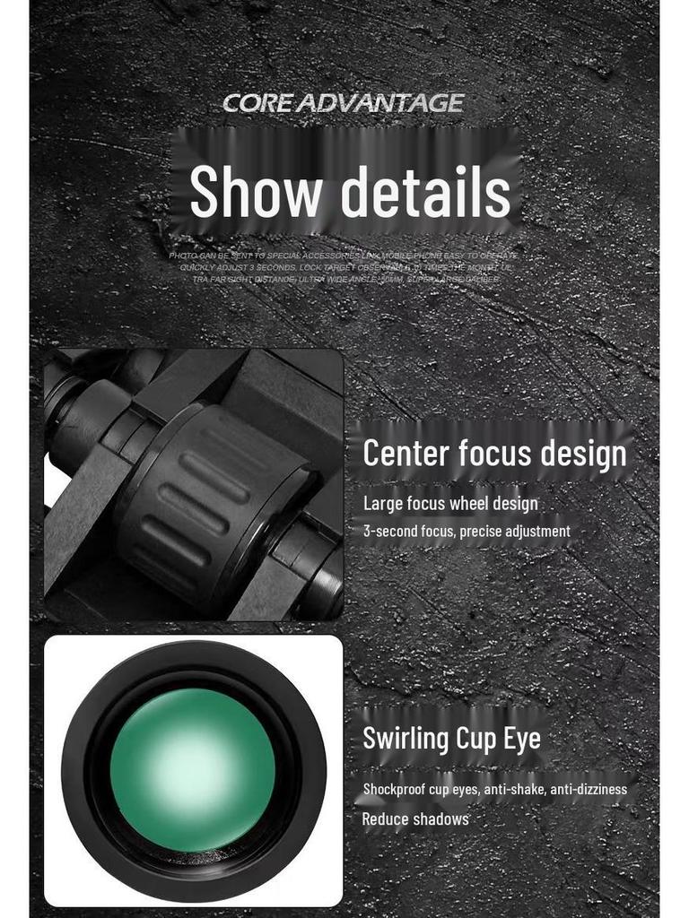 Hochleistungs-HD-Nachtsichtfernglas für Mond, Konzerte, Outdoor-Mobilfotografie & Bienenjagd