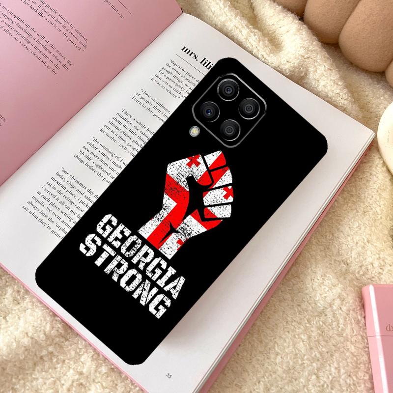 Georgia Flag Case For Samsung Galaxy M12 M14 M11 M13 M15 M06 M16 M36 M56 M31 M53 M32 M52 M35 M55 M34 M54