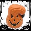 HBASD Halloween LED Kürbis Laterne, Neuheit Blinkende Kürbis Laterne Lampe Spielzeug für Haus Party Zubehör Raum Dekoration Requisiten (G)