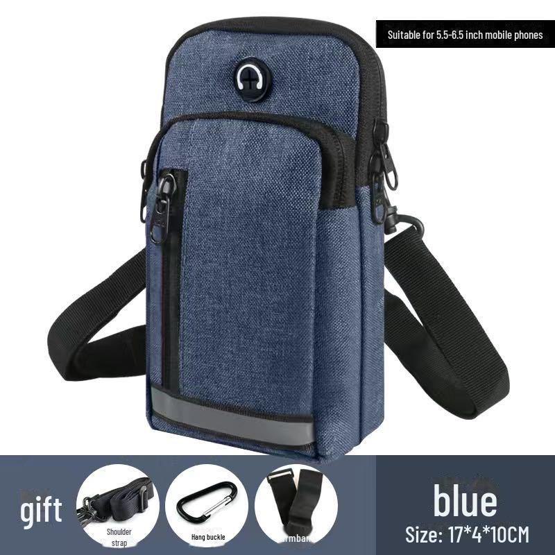 Unisex Waterproof Nylon Waist and Shoulder Bag for Sports and Outdoor Activities